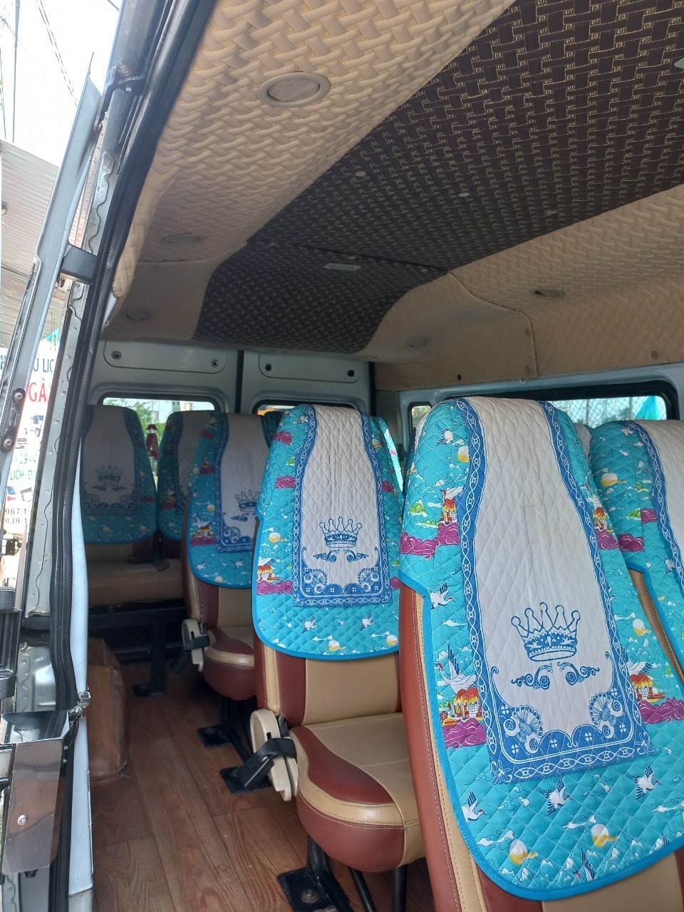 Áo ghế xe khách 25 chỗ ngồi (county)