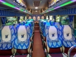 Áo ghế xe du lịch yếm thêu Huyndai 46 chỗ ngồi