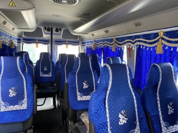 Áo ghế xe khách 25 chỗ ngồi (county)